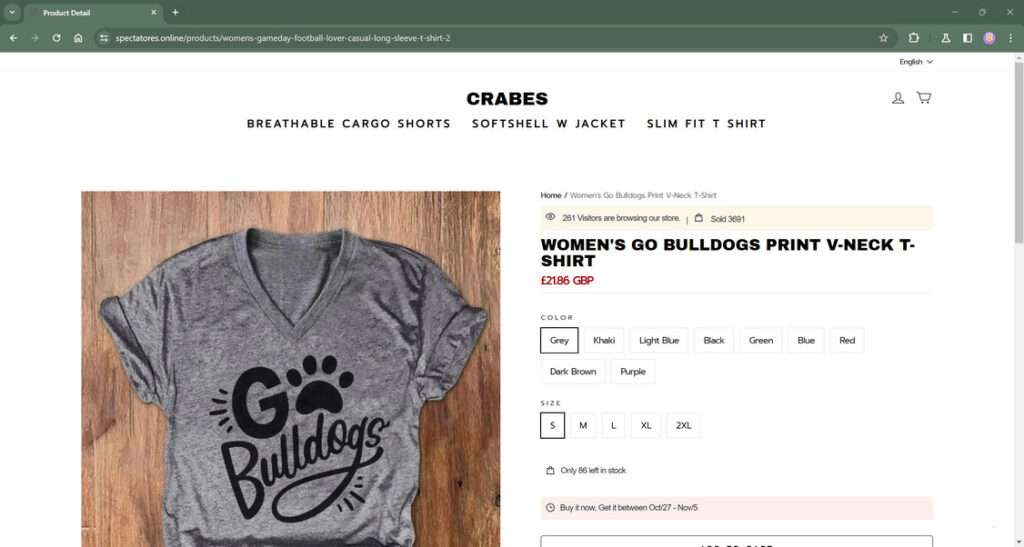 Spectatores.online scam