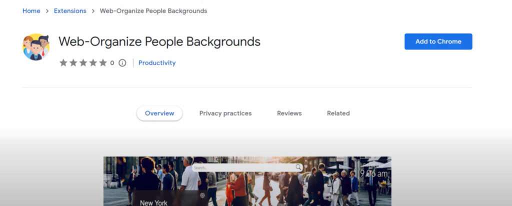 Web-Organize People Backgrounds