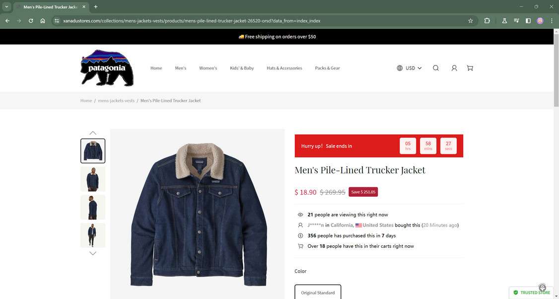 Xanadustores.com scam