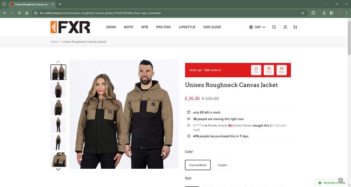 fxr-outlet.shop scam