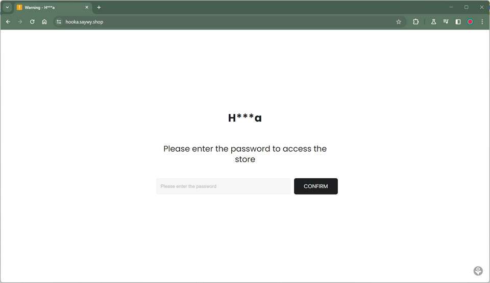 hooka.saywy.shop scam