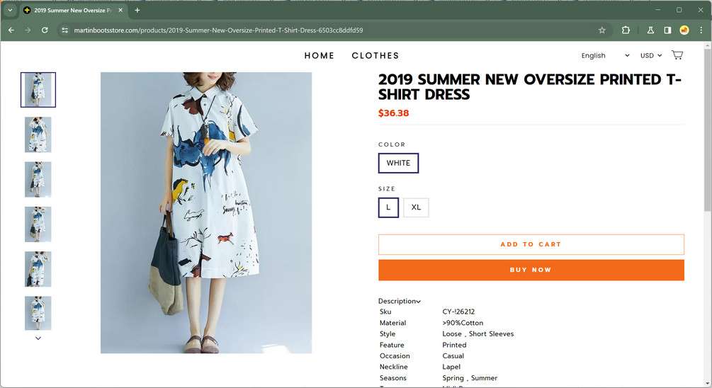 martinbootsstore.com scam