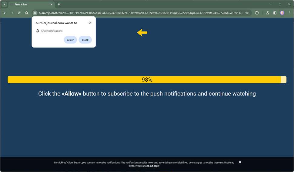 ournicejournal.com scam