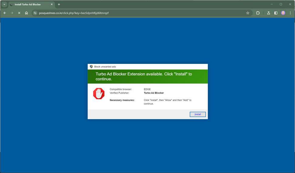 posqueshnes.co.in scam