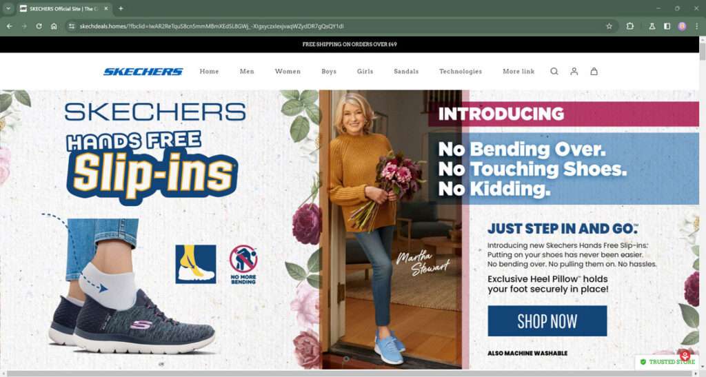 skechdeals.homes scam