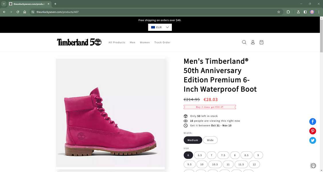 theunluckyseven.com scam