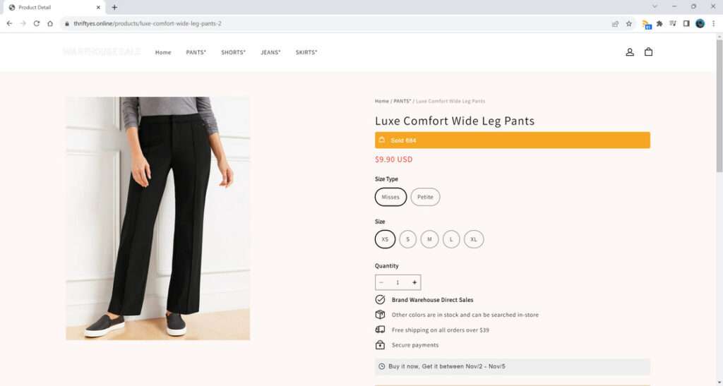thriftyes.online malware