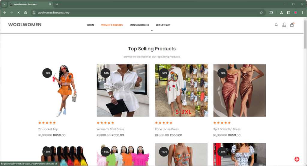 woolwomen.larocaes.shop scam