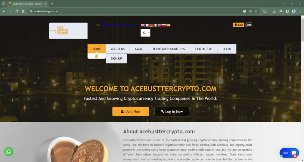 Acebusttercrypto.com scam