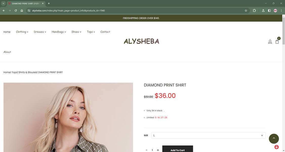 Alysheba.com scam