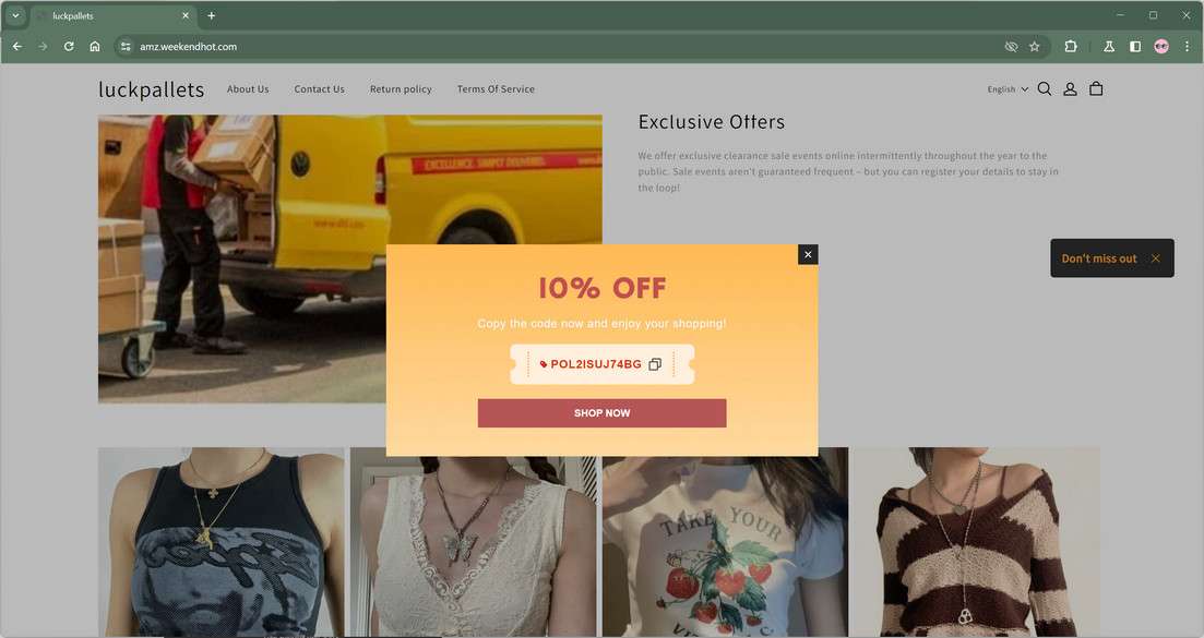 Amz.weekendhot.com scam