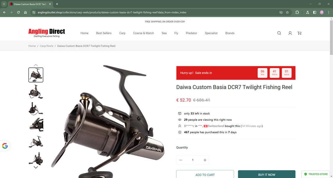 Anglingdoutlet.shop Scam