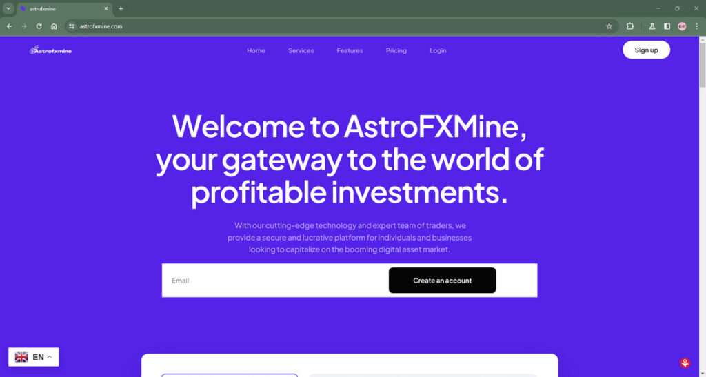 Astrofxmine.com scam