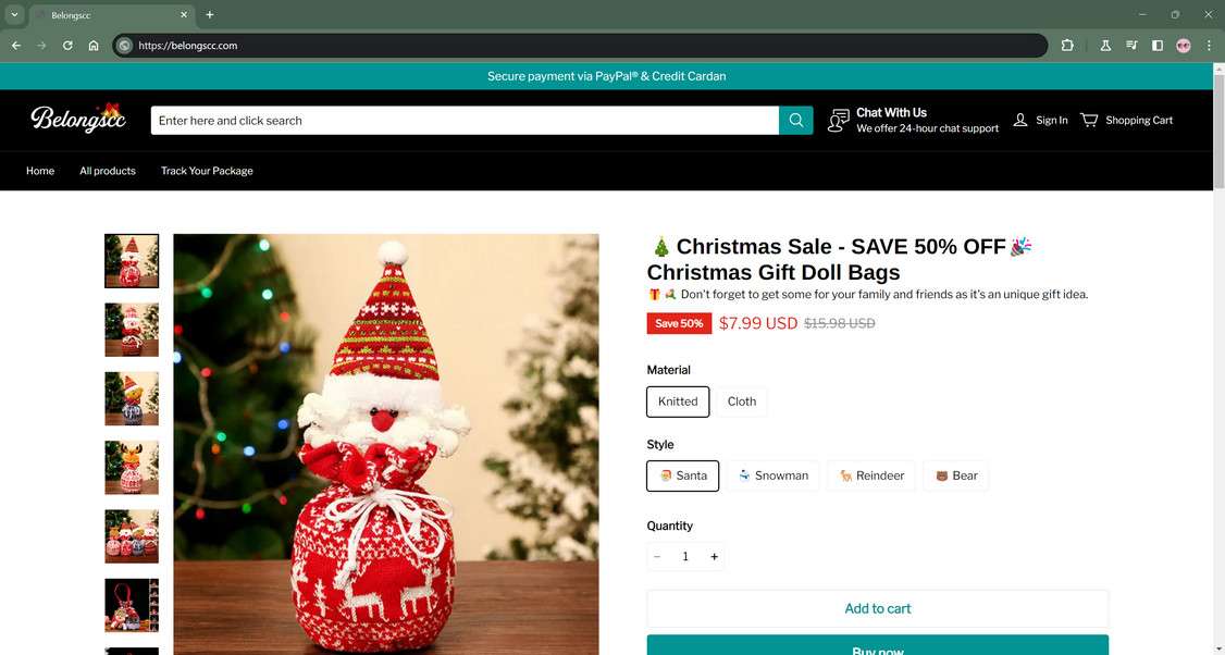 Belongscc.com Scam Store - Never Purchase Anything Here 1 Belongscc.com scam