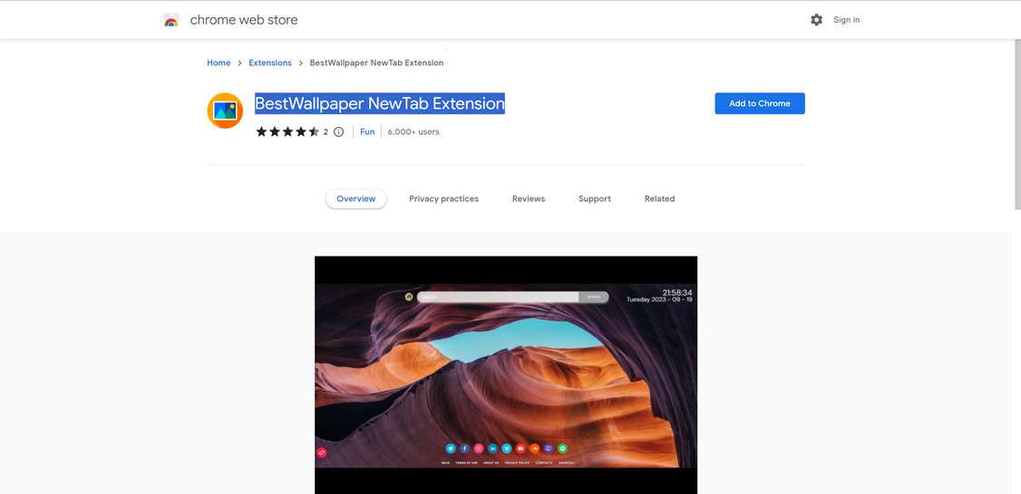 BestWallpaper NewTab Extension