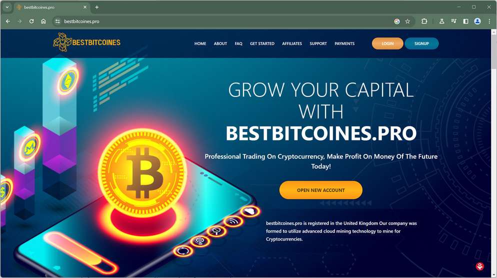 Bestbitcoines.pro scam