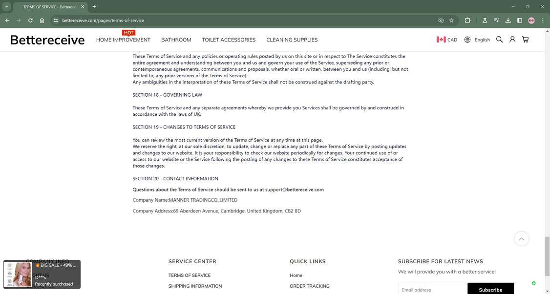 Bettereceive.com scam
