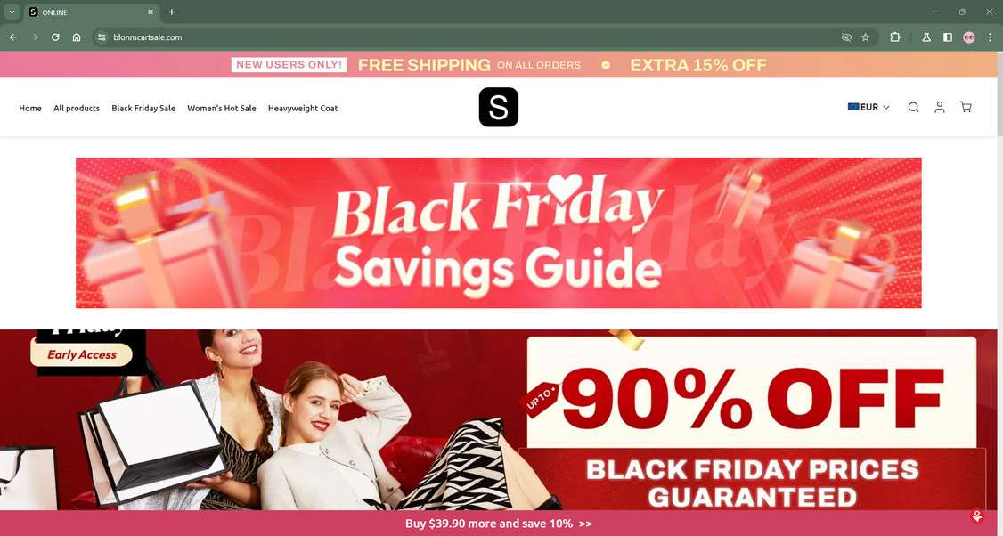 Blonmcartsale.com scam