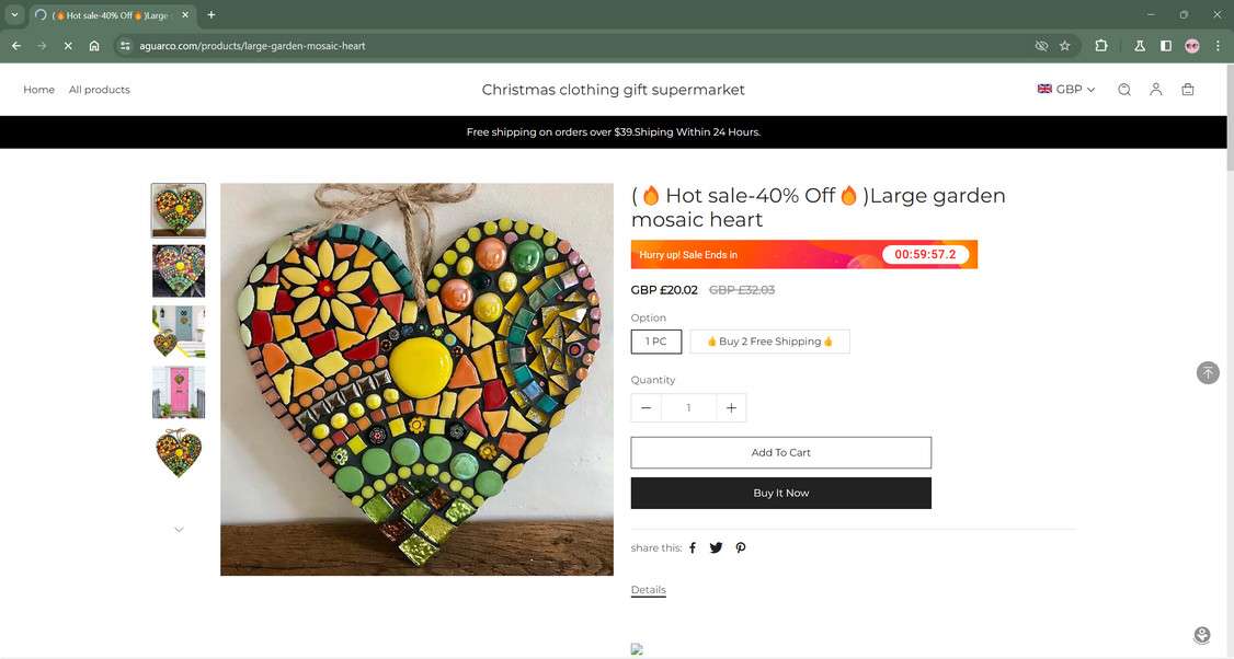 Christmas clothing gift supermarket