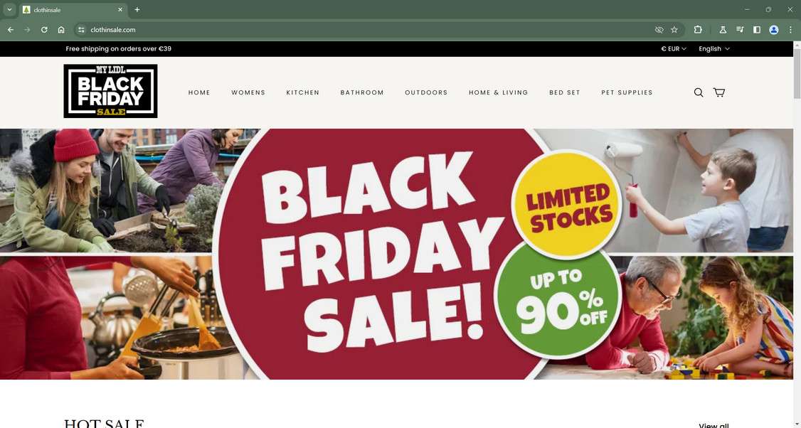 ClothinSale.com scam