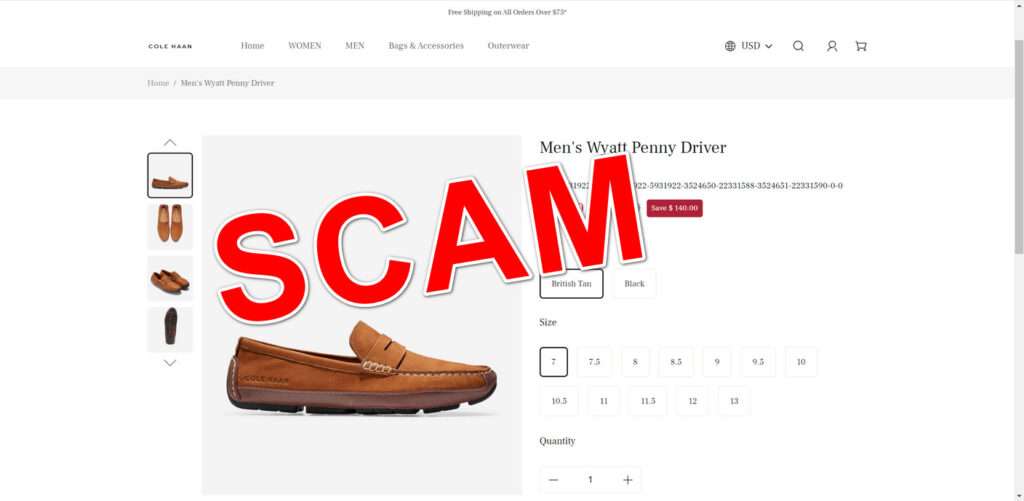 Beware Of Clearance Sale: All Items 90% Off! Facebook Scam