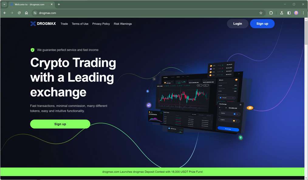 Drogmax.com - Don't Become the Next Victim of this Crypto Scam 1 Drogmax