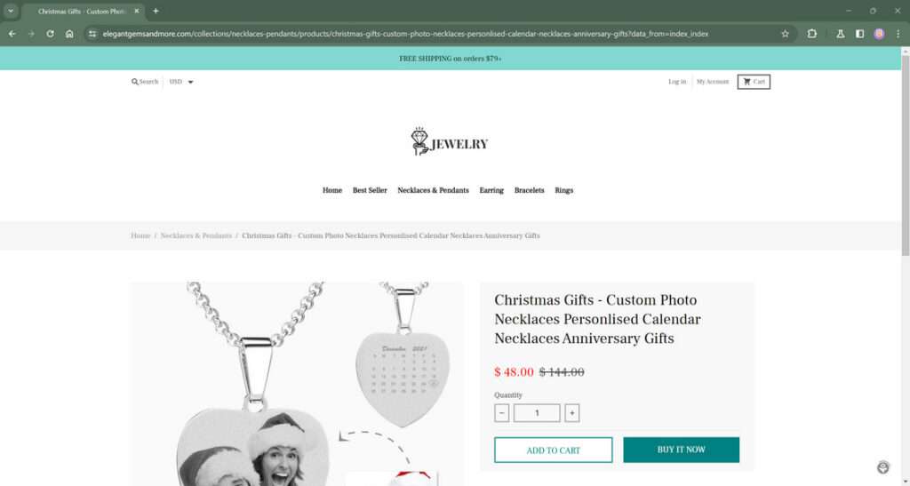 Elegantgemsandmore.com scam