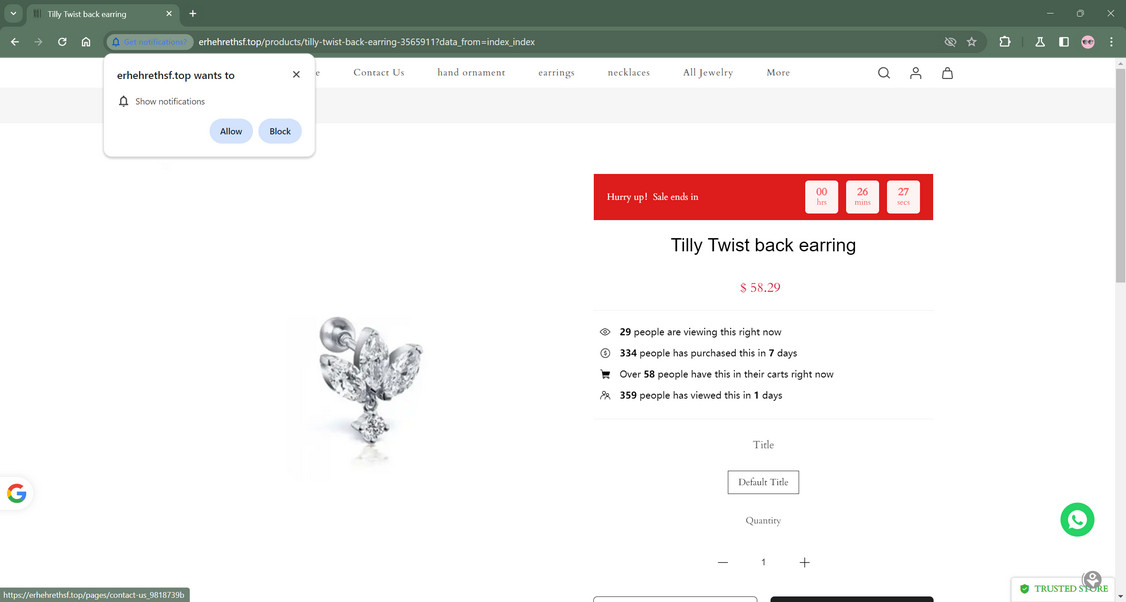 Erhehrethsf.top scam