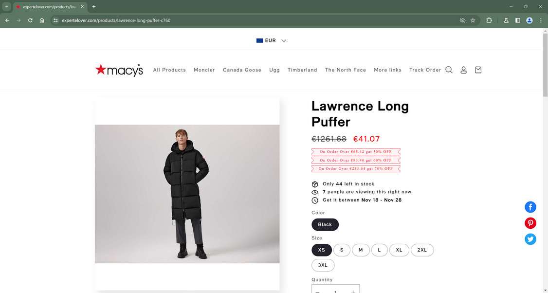 Canada goose 2024 website scams