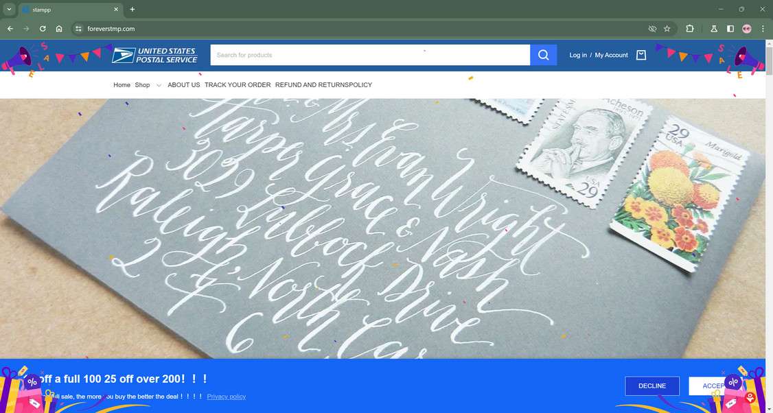Foreverstmp.com scam