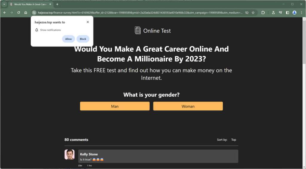 Haijezoa.top malware