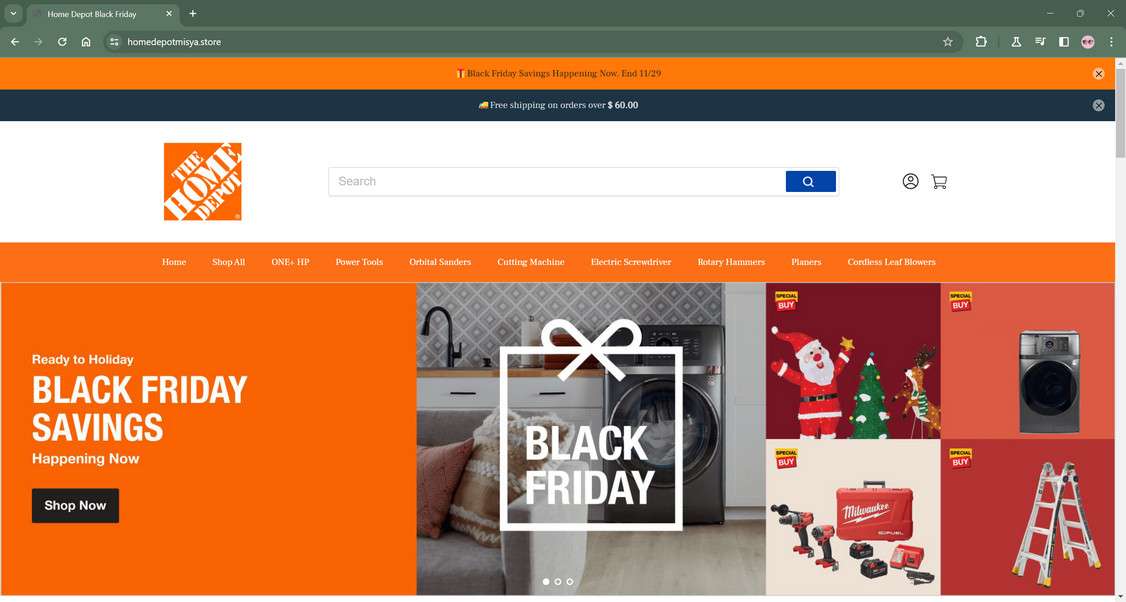 Homedepotmisya.store scam