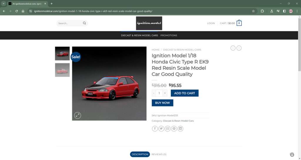 Ignitionmodelcar.com Scam