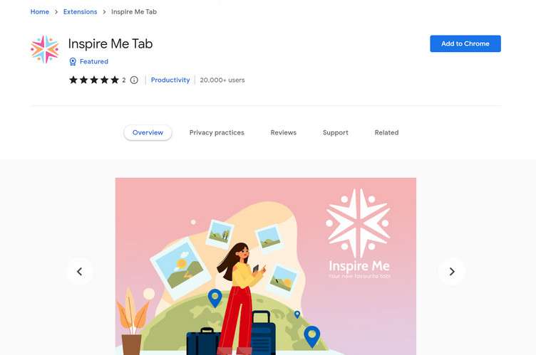 Inspire Me Tab