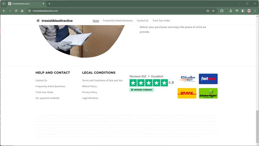 Irresistibleattractive.com scam