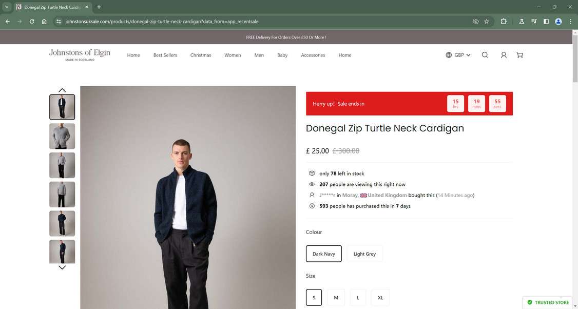 JohnstonsUKSale.com Scam