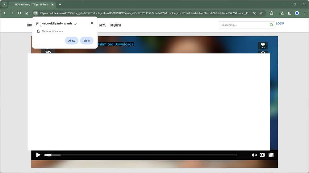 Jtffjwecouldle.info malware