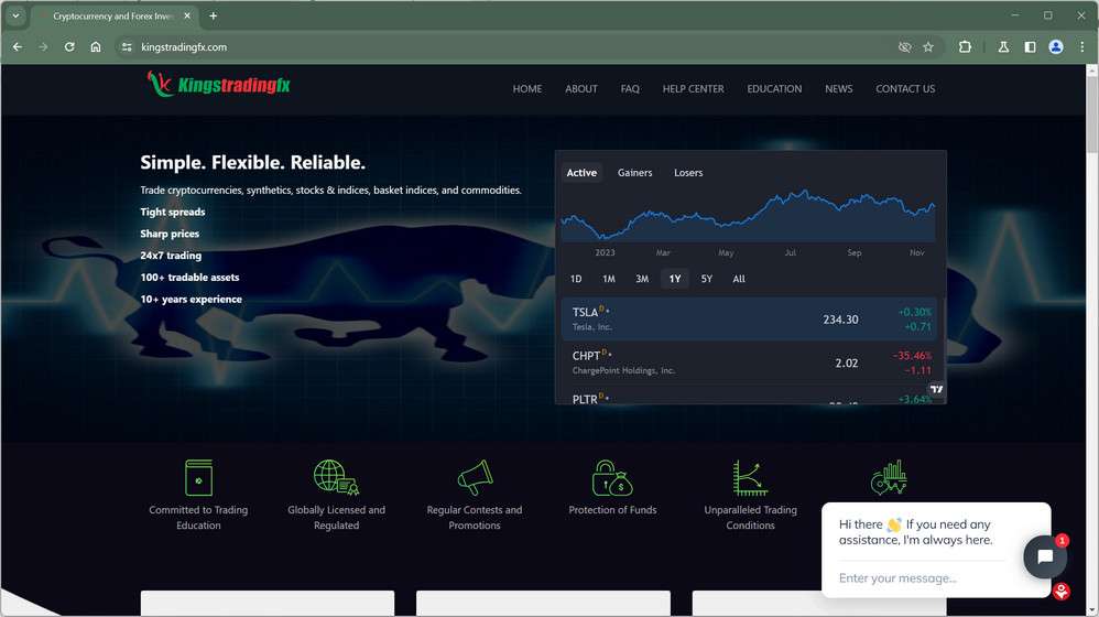 Kingstradingfx.com scam