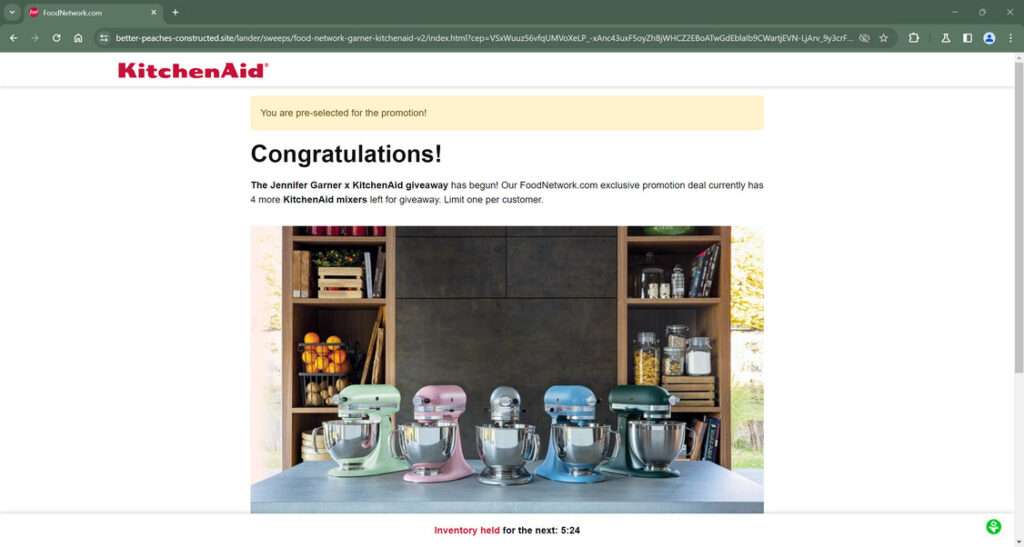 Enter to Win 1 of 3 FREE Pioneer Woman KitchenAid Mixers
