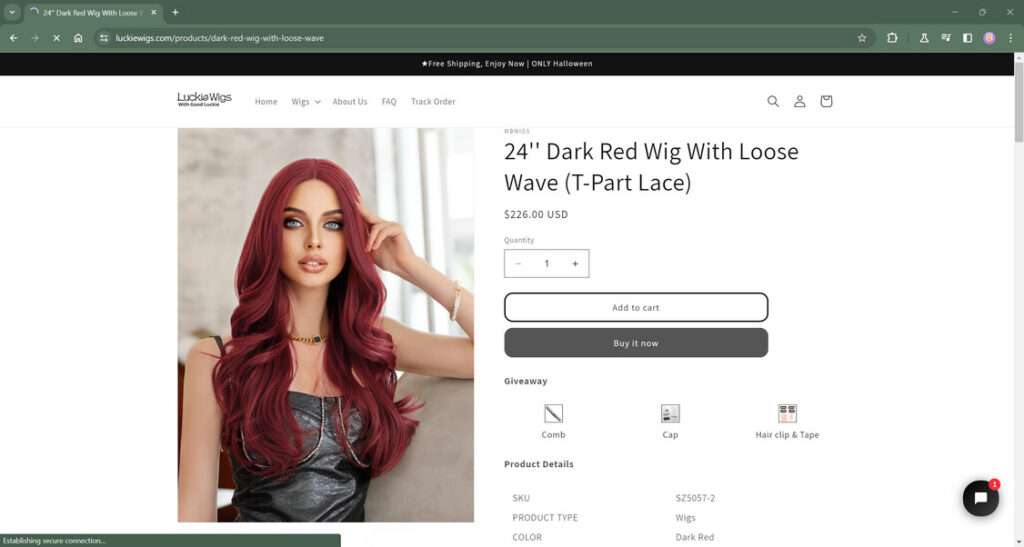 Luckiewigs.com scam