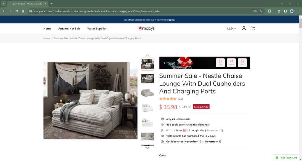 Macyoutlets.com scam