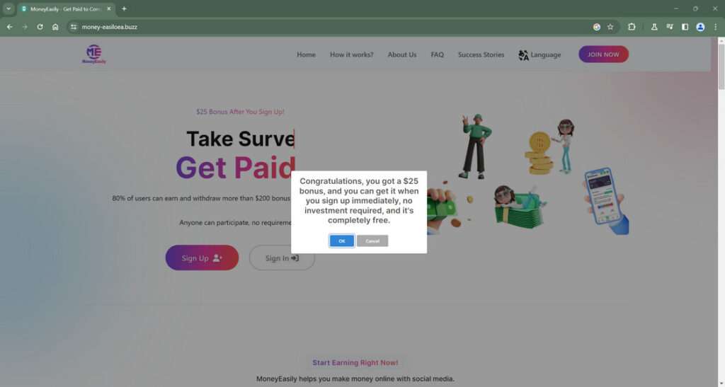 Money-easiloea.buzz scam