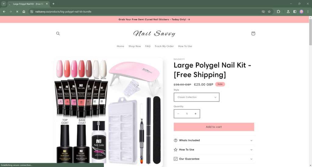 Nailsavvy.co scam