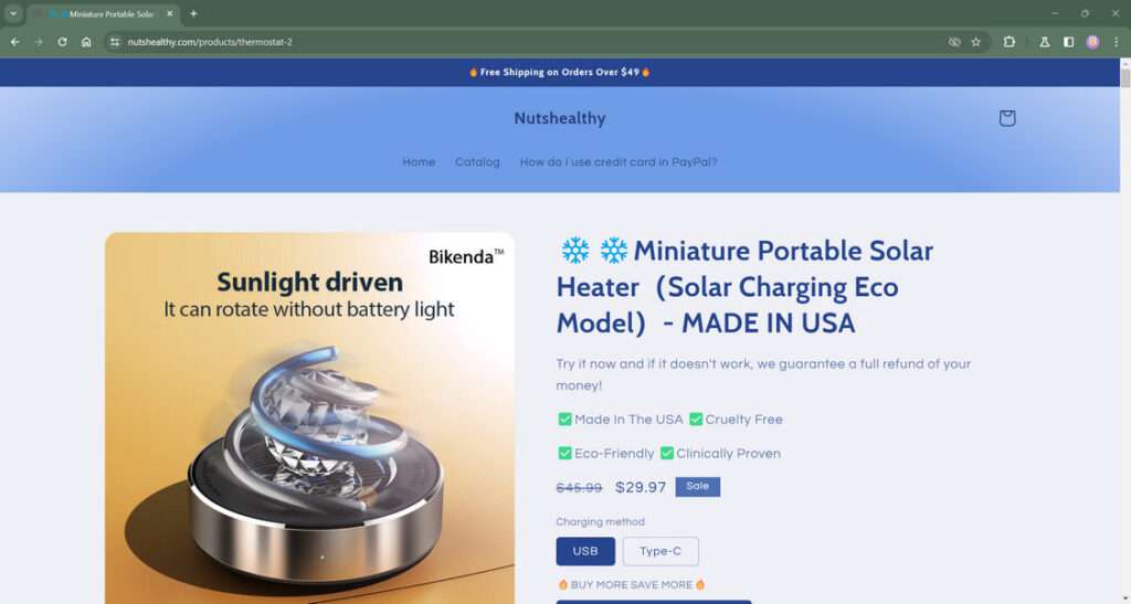 Nutshealthy.com Store Is a Scam - Steer Clear Now 1 Nutshealthy