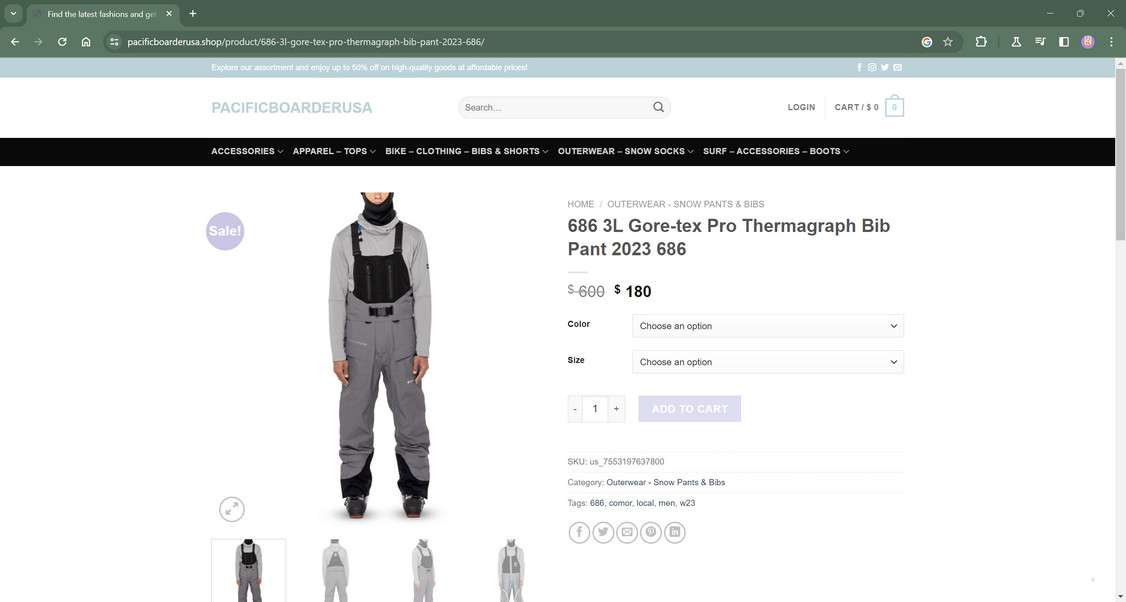 Pacificboarderusa.shop scam