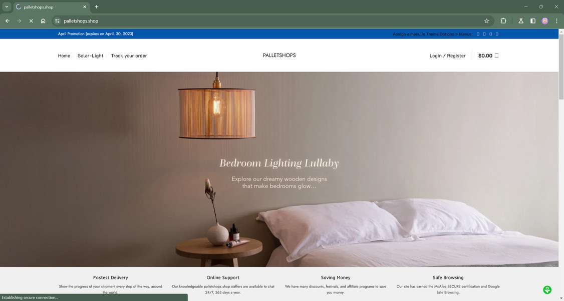 Palletshops.shop scam