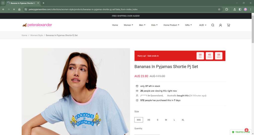 Peterpyjamaonline.com scam