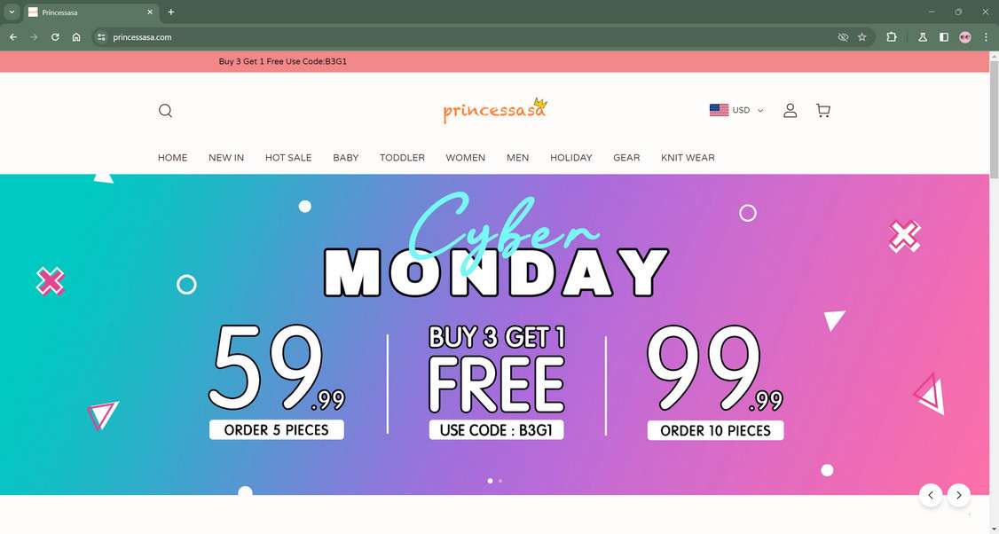 Princessasa.com scam