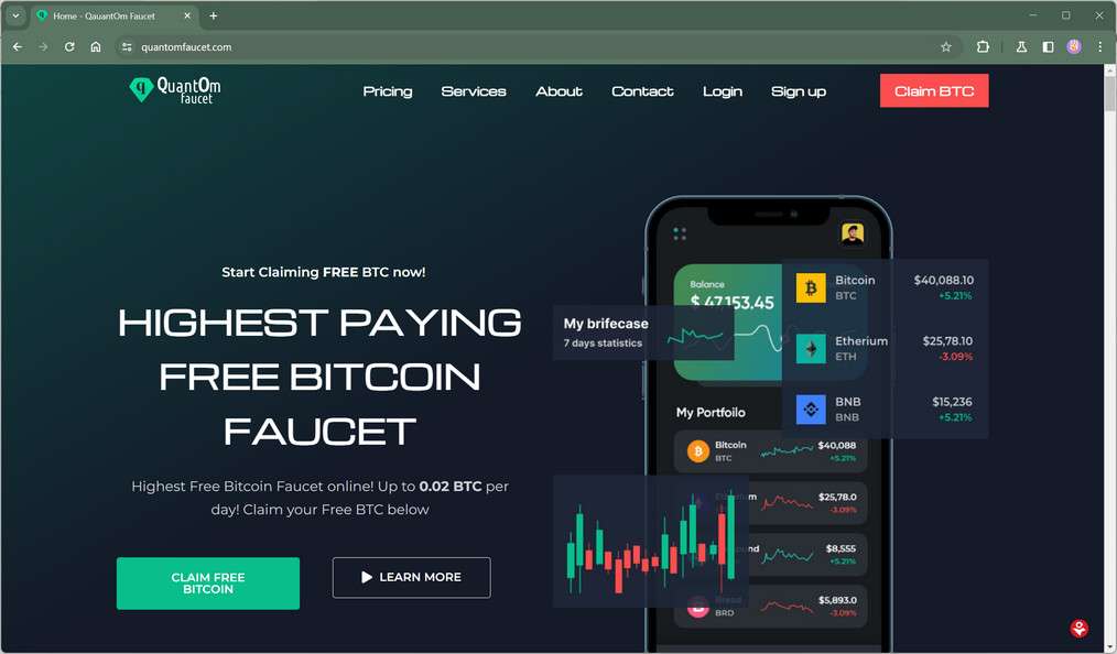 Thinking of QuantOmFaucet.com? Read Why It's a Crypto Scam First 1 QuantOmFaucet