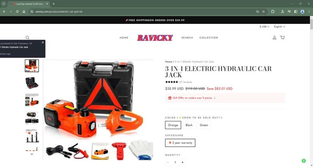 Ravicky.com Scam